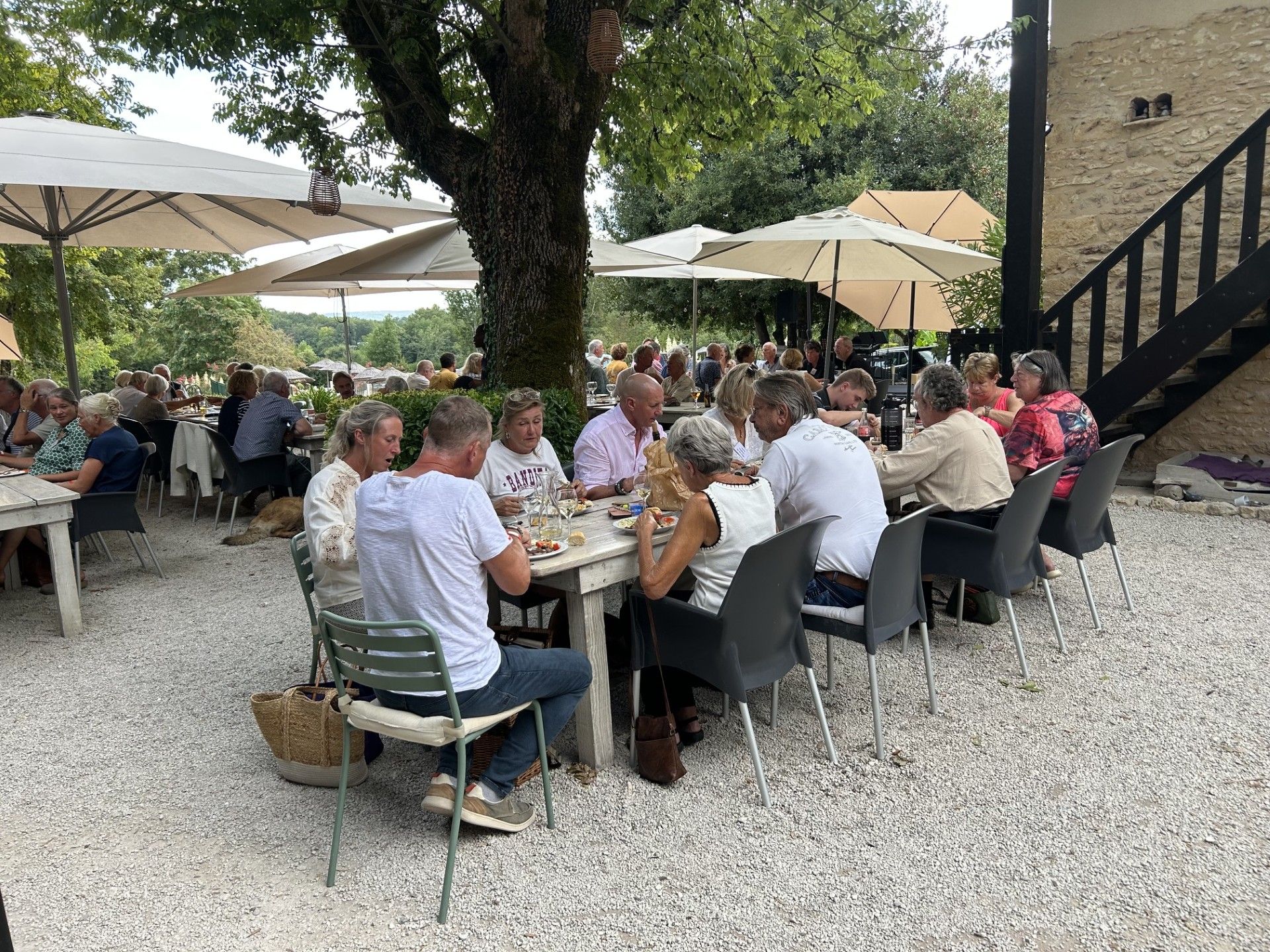 Gezellige barbecue van La Tulipe bij Camping le Clou